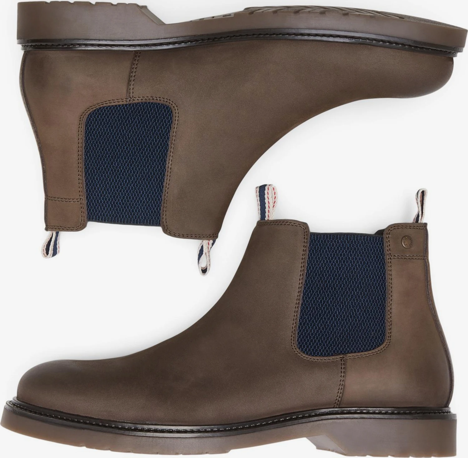 Jack & Jones Enkelboots Chelsea Boots Leyton Heren Bruin 6 Jack & Jones Enkelboots Chelsea Boots Leyton Heren Bruin - Afbeelding 4