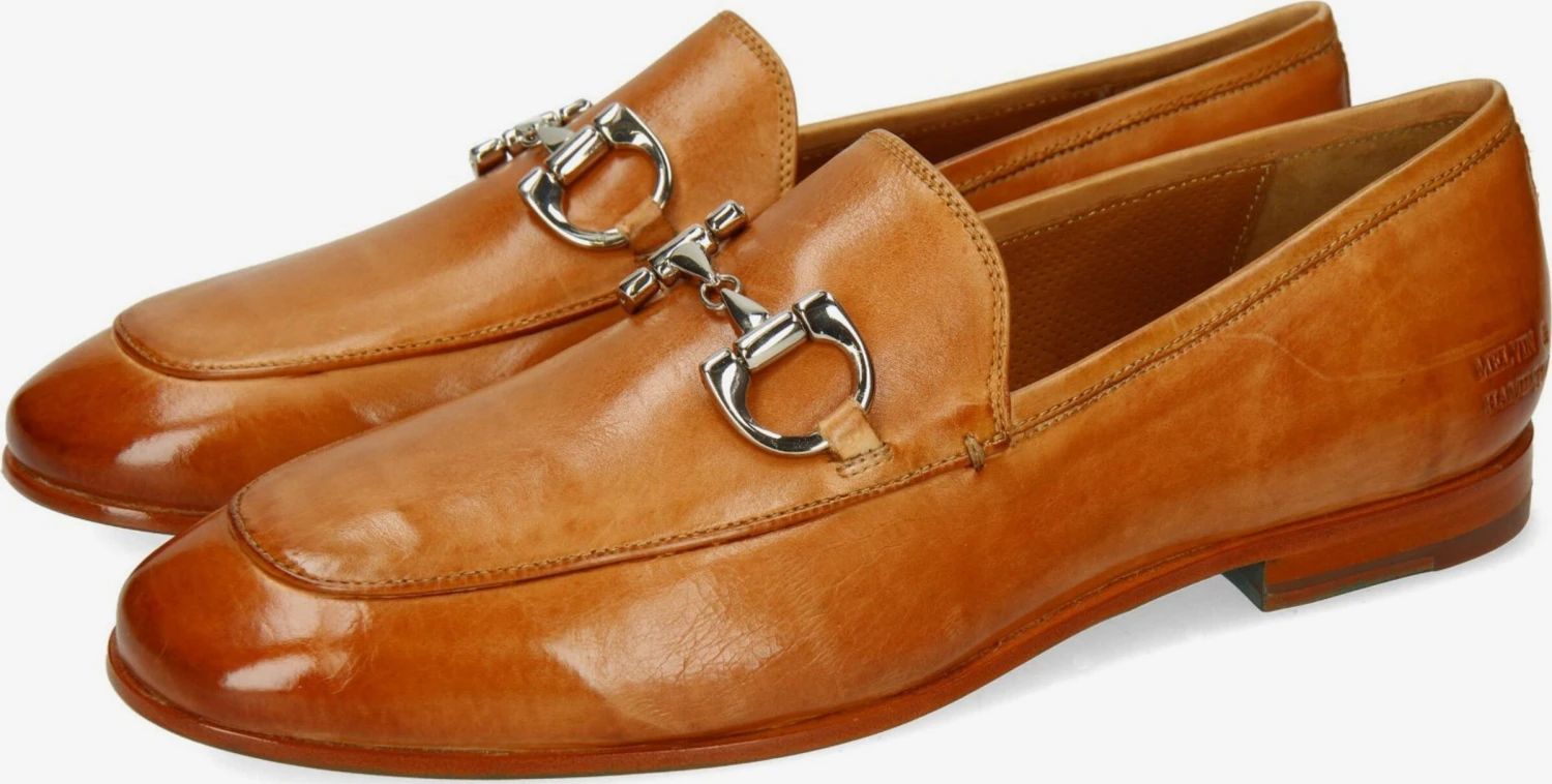 MELVIN & HAMILTON Lage Schoenen Instappers Heren Cognac 5 MELVIN & HAMILTON Lage Schoenen Instappers Heren Cognac - Afbeelding 3