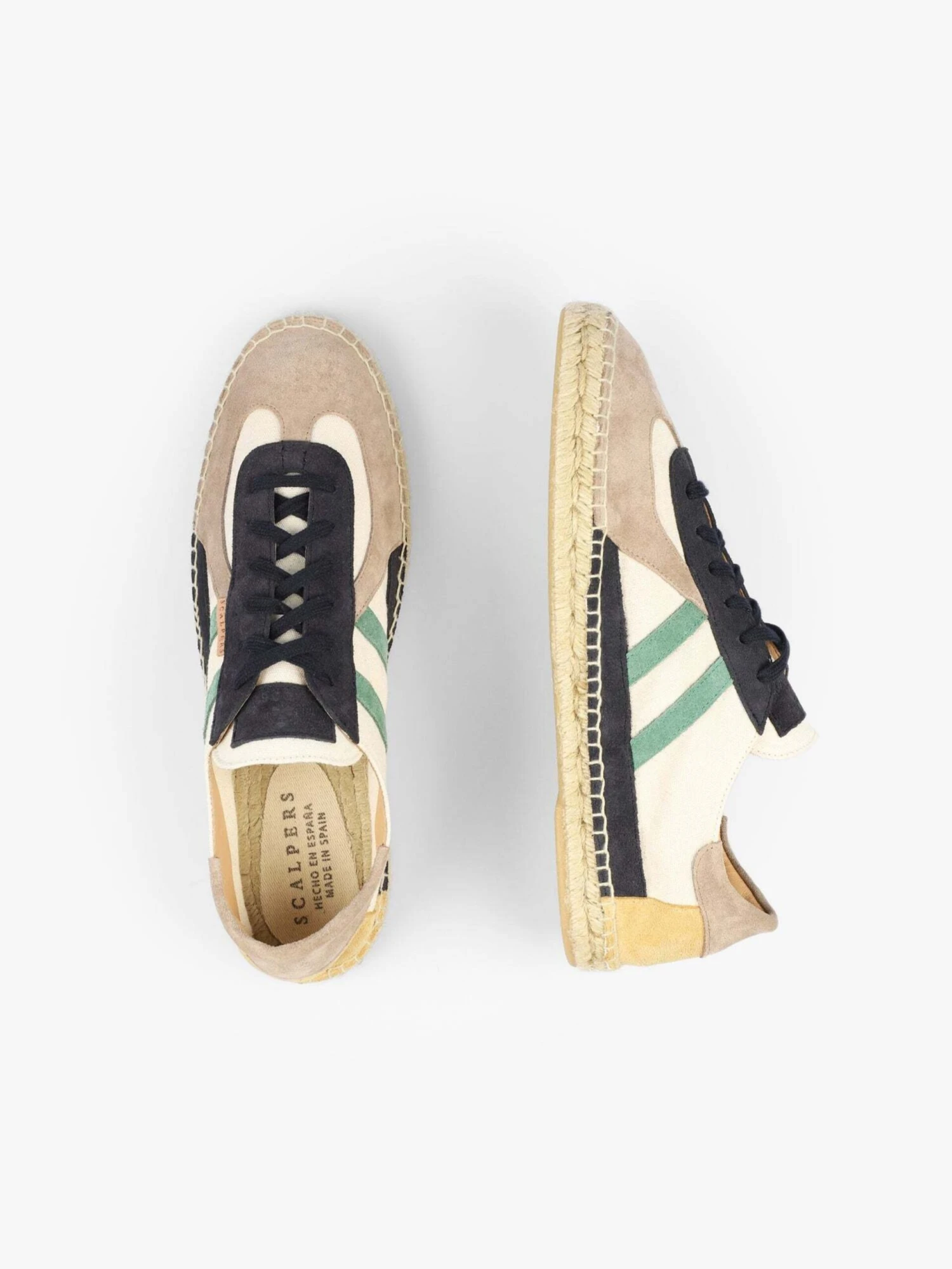 Scalpers Lage Sneakers Sneakers Laag River Heren Greige 8 Scalpers Lage Sneakers Sneakers Laag River Heren Greige - Afbeelding 6