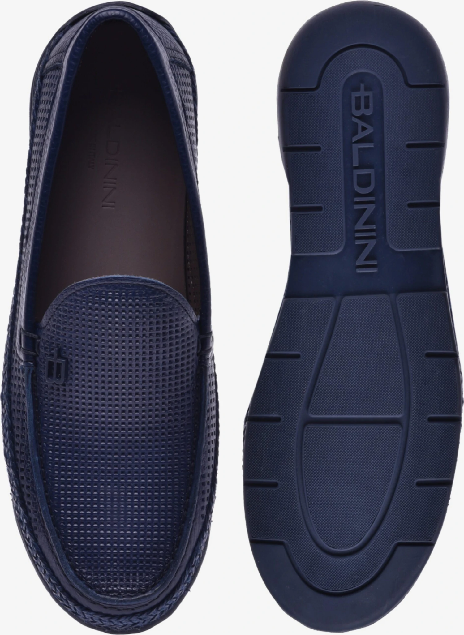 Baldinini Lage Schoenen Instappers Heren Navy 4 Baldinini Lage Schoenen Instappers Heren Navy - Afbeelding 2