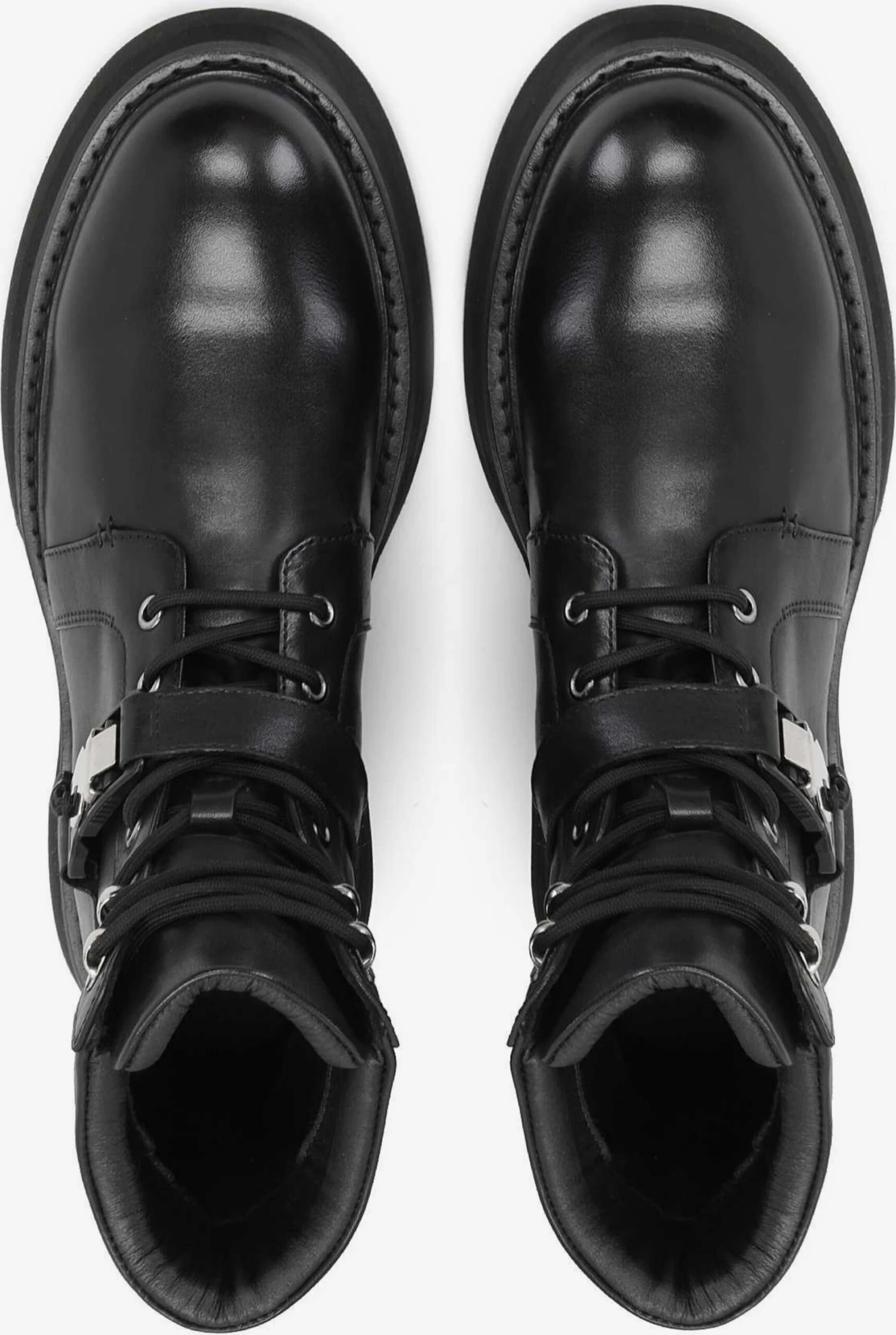 Kazar Studio Laarzen Veterlaarzen Heren Zwart 6 Kazar Studio Laarzen Veterlaarzen Heren Zwart - Afbeelding 4