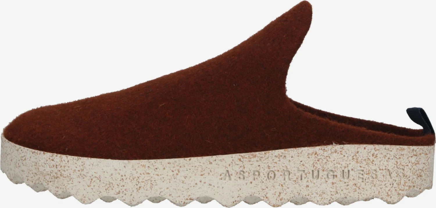 Asportuguesas Pantoffels Huisschoen Heren Bruin 4 Asportuguesas Pantoffels Huisschoen Heren Bruin - Afbeelding 2