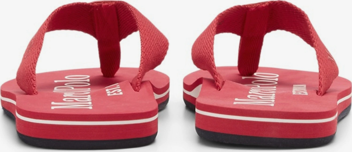 Marc O'Polo Slippers Teenslippers Heren Rood 6 Marc O'Polo Slippers Teenslippers Heren Rood - Afbeelding 4