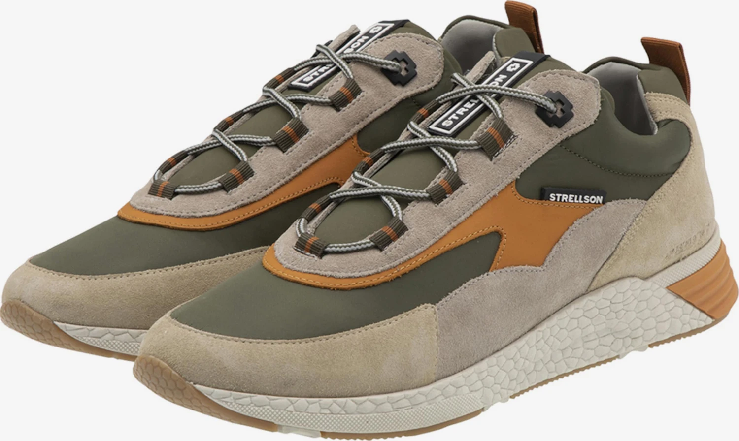 Strellson Running Sneakers Sneakers Laag Kilburn Heren Grijs / Groen 4 Strellson Running Sneakers Sneakers Laag Kilburn Heren Grijs / Groen - Afbeelding 2