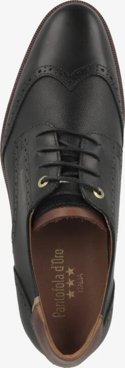 Pantofola D'Oro Nette Schoenen Veterschoen Rubicon Uomo Heren Zwart -Herenschoenen Winkel e2cb302927ffd9bee47c0f63f28f622b