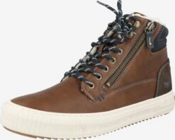 Mustang Hoge Sneakers Sneakers Hoog Heren Chocoladebruin / Donkerbruin