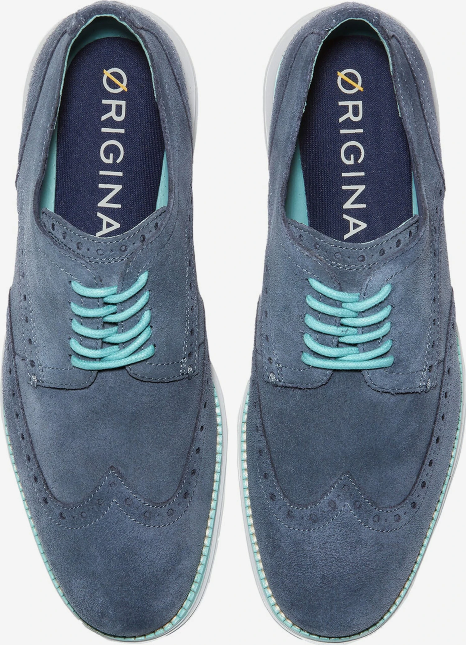 Cole Haan Nette Schoenen Veterschoen Heren Blauw 5 Cole Haan Nette Schoenen Veterschoen Heren Blauw - Afbeelding 3