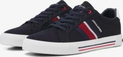 Jack & Jones Casual Sneakers Sneakers Laag Gordon Heren Marine / Navy -Herenschoenen Winkel f1110aba419466c954536a15dfedb066