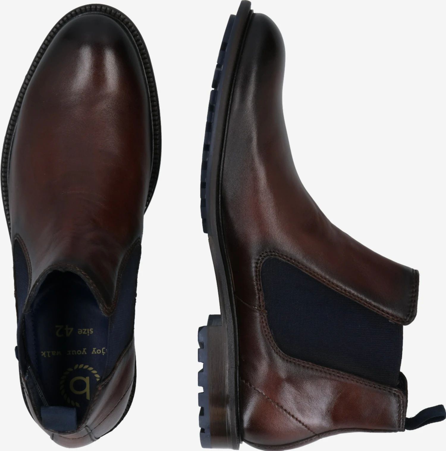 Bugatti Enkelboots Chelsea Boots Bonifacio Heren Kastanjebruin 4 Bugatti Enkelboots Chelsea Boots Bonifacio Heren Kastanjebruin - Afbeelding 2