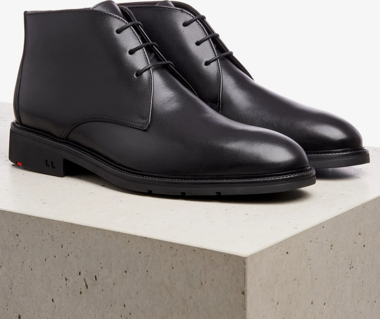 Lloyd Veterboots Chukka Boots JAMIL Heren Zwart 5 Lloyd Veterboots Chukka Boots JAMIL Heren Zwart - Afbeelding 3