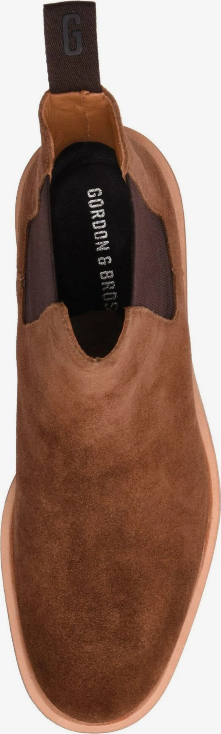 Enkelboots Chelsea Boots Heren Karamel / Donkerbruin 7 Enkelboots Chelsea Boots Heren Karamel / Donkerbruin - Afbeelding 5